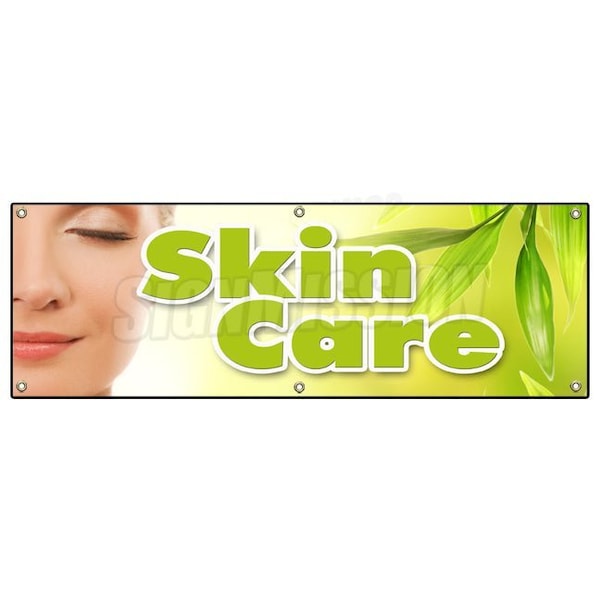 Signmission SKIN CARE BANNER SIGN esthetician spa massage salon dermatologist B-72 Skin Care - main